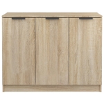 Credenza Rovere Sonoma 90,5x30x70 cm in Legno Multistrato