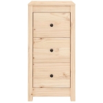 Credenze 2 pz 40x35x80 cm in Legno Massello di Pino