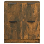 Credenza Rovere Fumo 60x30x70 cm in Legno Multistrato