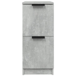 Credenza Grigio Cemento 30x30x70 cm in Legno Multistrato