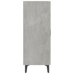 Credenza Grigio Cemento 70x34x90 cm in Legno Multistrato