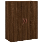 Mobili a Parete 2 pz Rovere Marrone 69,5x34x90 cm