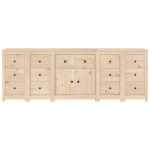 Credenza 230x35x80 cm in Legno Massello di Pino