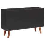 Credenza 110x35x70 cm in Legno Massello di Acacia e MDF