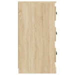 Credenze 2 pz Rovere Sonoma in Legno Multistrato