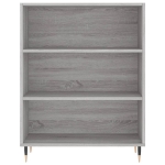 Credenza Grigio Sonoma 69,5x32,5x180 cm Legno Multistrato