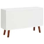 Credenza 110x35x70 cm in Legno Massello di Acacia e MDF