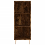 Credenza Rovere Fumo 34,5x32,5x180 cm in Legno Multistrato