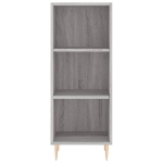 Credenza Grigio Sonoma 34,5x32,5x180 cm in Legno Multistrato