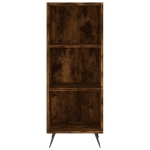 Credenza Rovere Fumo 34,5x32,5x180 cm in Legno Multistrato