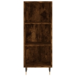 Credenza Rovere Fumo 34,5x32,5x180 cm in Legno Multistrato