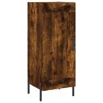 Credenza Rovere Fumo 34,5x34x180 cm in Legno Multistrato