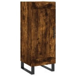 Credenza Rovere Fumo 34,5x34x180 cm in Legno Multistrato