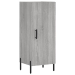 Credenza Grigio Sonoma 34,5x34x180 cm in Legno Multistrato