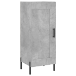 Credenza Grigio Cemento 34,5x34x180 cm in Legno Multistrato