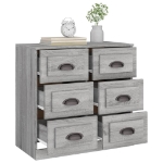 Credenza Grigio Sonoma 70x35,5x67,5 cm in Legno Multistrato