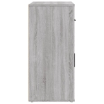 Credenza Grigio Sonoma 80x33x70 cm in Legno Multistrato