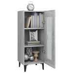 Credenza Grigio Sonoma 34,5x34x90 cm in Legno Multistrato