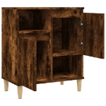 Credenza Rovere Fumo 60x35x70 cm in Legno Multistrato