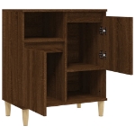 Credenza Rovere Marrone 60x35x70 cm in Legno Multistrato