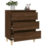 Credenza Rovere Marrone 60x35x70 cm in Legno Multistrato