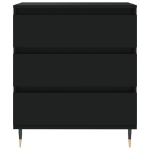 Credenza Nero 60x35x70 cm in Legno Multistrato