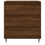 Credenza Rovere Marrone 60x35x70 cm in Legno Multistrato