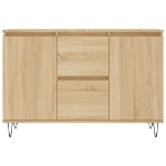 Credenza Rovere Sonoma 104x35x70 cm in Legno Multistrato