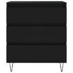 Credenza Nero 60x35x70 cm in Legno Multistrato