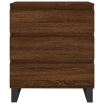 Credenza Rovere Marrone 60x35x70 cm in Legno Multistrato