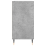 Credenza Grigio Cemento 57x35x70 cm in Legno Multistrato