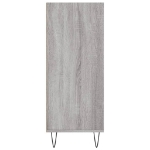 Credenza Grigio Sonoma 57x35x90 cm in Legno Multistrato