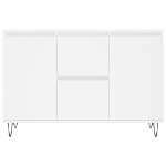 Credenza Bianca 104x35x70 cm in Legno Multistrato