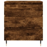 Credenza Rovere Fumo 60x35x70 cm in Legno Multistrato