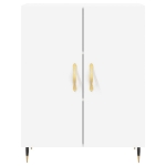 Credenza Bianca 69,5x34x90 cm in Legno Multistrato