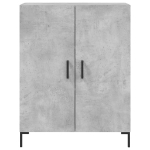 Credenza Grigio Cemento 69,5x34x90 cm in Legno Multistrato