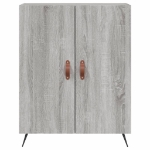 Credenza Grigio Sonoma 69,5x34x90 cm in Legno Multistrato