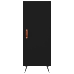 Credenza Nero 34,5x34x90 cm in Legno Multistrato