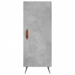 Credenza Grigio Cemento 34,5x34x90 cm in Legno Multistrato