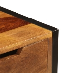 Credenza con 3 Cassetti 110x35x75 cm Legno Massello di Sheesham