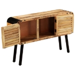 Credenza in Legno Massello di Mango 120x30x76 cm