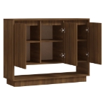 Credenza Rovere Marrone 97x31x75 cm in Truciolato