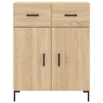 Credenza Rovere Sonoma 69,5x34x90 cm in Legno Multistrato