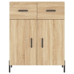 Credenza Rovere Sonoma 69,5x34x90 cm in Legno Multistrato