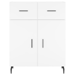 Credenza Bianca 69,5x34x90 cm in Legno Multistrato