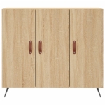 Credenza Rovere Sonoma 90x34x80 cm in Legno Multistrato