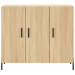 Credenza Rovere Sonoma 90x34x80 cm in Legno Multistrato