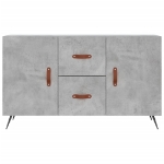 Credenza Grigio Cemento 100x36x60 cm in Legno Multistrato