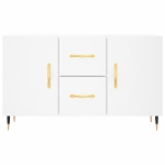 Credenza Bianca 100x36x60 cm in Legno Multistrato