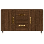 Credenza Rovere Marrone 100x36x60 cm in Legno Multistrato